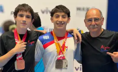 Dos gimnastas jujeños volvieron del Sudamericano con tres medallas y un título por equipos