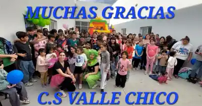 Leche chocolatada, juegos y sorteos: así festejaron el Día del Niño en un centro sanitario