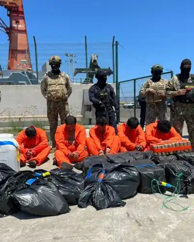 Golpe millonario en alta mar: el impresionante operativo conjunto que dejó a cinco narcos detenidos