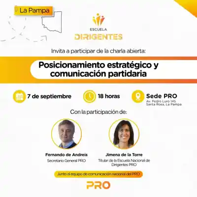 Un macrista de la primera hora llega a Santa Rosa y puede destrabar la pelea del PRO pampeano