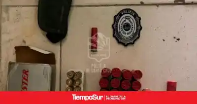 Un operativo en Caleta Olivia terminó con una escopeta y decenas de cartuchos secuestrados