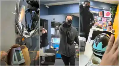 Anteojos inteligentes filmaron a los ladrones: vendieron celulares por internet y los asaltaron en una estación de servicio