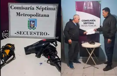 Entró con una barreta, se llevó dos cosas y no llegó lejos