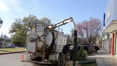 Trabajos en un pozo de Villa María y el aviso por el agua en tres barrios