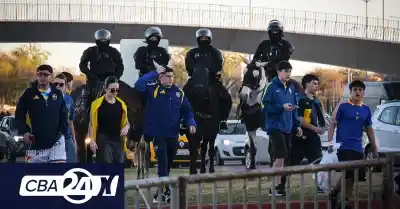 El operativo en el Kempes que terminó con detenidos y un hincha hospitalizado
