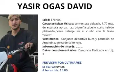 Desapareció un adolescente en Catamarca y piden ayuda para encontrarlo