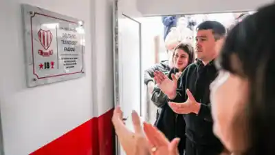 El emotivo homenaje de Colón de San Justo a Lautaro Fagioli: su nombre ya es parte del club