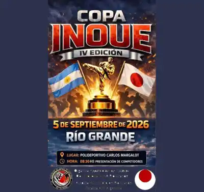 Río Grande se prepara para la 4° Copa Inoue de karate