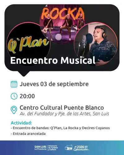 Estudiantes de la Técnica Nº8 organizan un encuentro musical con tres bandas locales