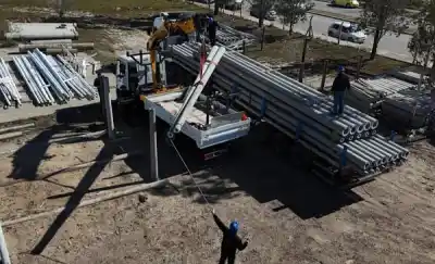 Más de 170 columnas de hormigón: el plan de Servicoop para que no se corte la luz