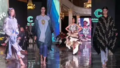 El Poncho Bandera catamarqueño que robó miradas en la Argentina Fashion Week