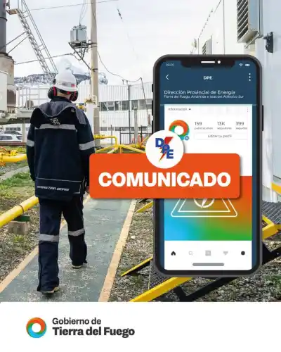 Cortes de luz en Tolhuin: la DPE realiza tareas de mantenimiento en la planta de gas