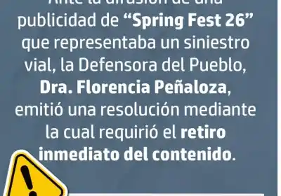 Una publicidad que mostraba un atropello: la Defensoría del Pueblo ordenó retirarla