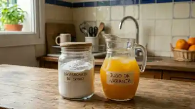 El truco casero que está revolucionando la limpieza: lo que nadie te contó sobre la naranja y el bicarbonato