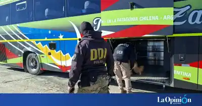 Un control de rutina en El Calafate terminó con un hallazgo inesperado en un colectivo