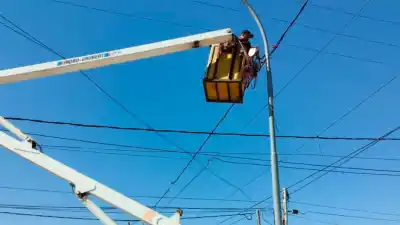 La Banda: avanzan las obras de iluminación en tres puntos clave de la ciudad