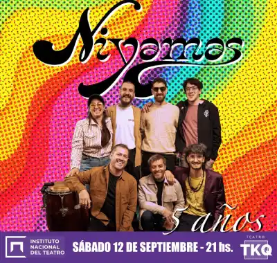 Niyamas festeja sus cinco años con un show cargado de invitados en el Teatro TKQ