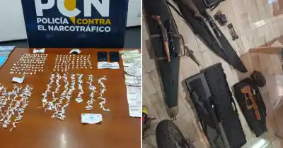 Cazaban guanacos a sangre fría: el arsenal que encontraron en 20 allanamientos en Mendoza