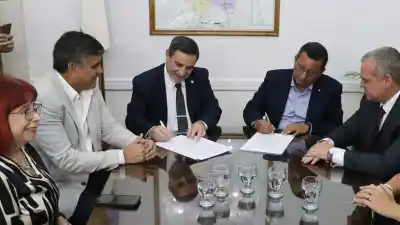 Firmaron el convenio para la nueva policlínica de Cebil Redondo: qué servicios tendrá