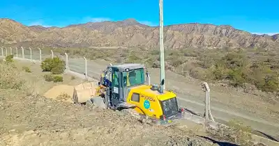 La obra que devolvió la energía a la Planta de Residuos de Jáchal y el detalle que hizo falta para llegar