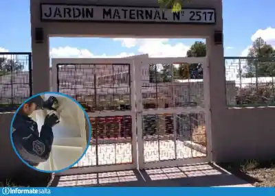 Volvieron a robar en el jardín maternal de Vaqueros y esta vez se llevaron un electrodoméstico