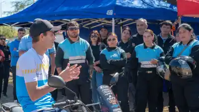 El exigente examen que rindieron los instructores de motos de 13 departamentos