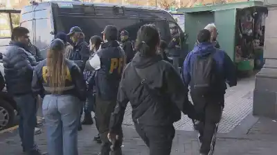 Operativo sorpresa en Retiro: dos prófugos de la Justicia entre los cuatro detenidos