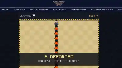 El videojuego de la Casa Blanca que convierte la deportación de inmigrantes en un juego