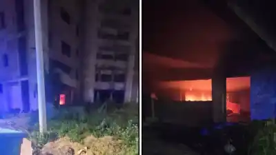 El edificio del narco Delfín Zacarías ardió en la madrugada: qué encontraron adentro
