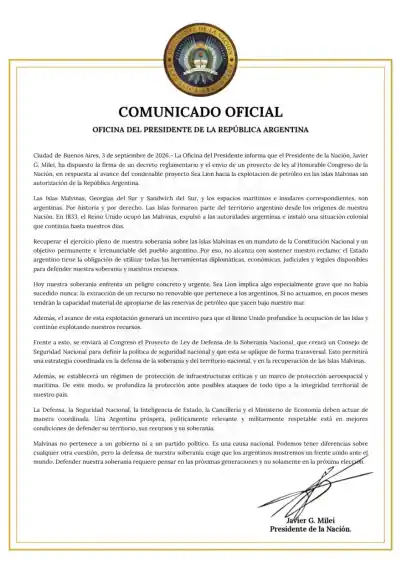 Malvinas: Milei anticipa sanciones a petroleras y refuerza la base de Ushuaia