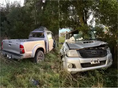Tragedia en la ruta 74: un bebé y un joven murieron tras un violento choque contra un árbol