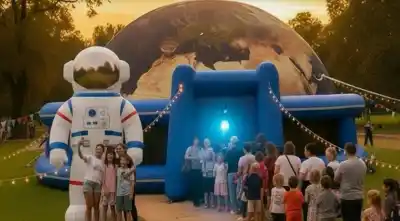 Un domingo a puro cosmos: llega a Salta el planetario móvil que te mete adentro de la galaxia