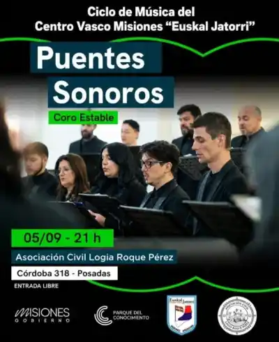 Un sábado a pura música: llega “Puentes Sonoros” a un histórico templo de Posadas