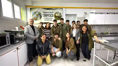 El proyecto escolar de Madryn que ya produce y apunta al mercado provincial