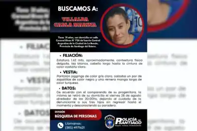 Una madre de La Banda desapareció hace una semana y la buscan con desesperación