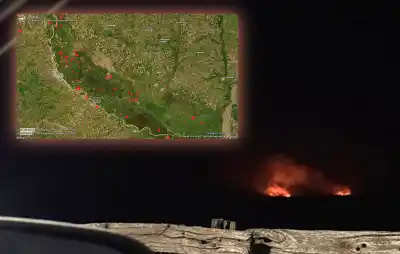 El fuego volvió a las islas frente a Rosario y ya quemó más de 1.500 hectáreas