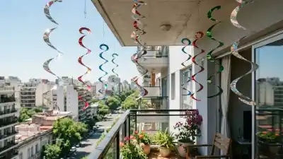 El secreto que esconden los espirales brillantes en los balcones: no es solo decoración