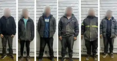 Un camión con 600 tramos de cable de cobre y seis hombres detenidos en Las Heras