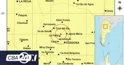 Un sismo sacudió Córdoba en la madrugada y se sintió en varios departamentos