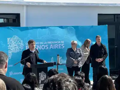El nuevo edificio escolar que Kicillof inauguró en Villarino y que esperaron desde 2021