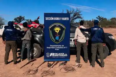 Los allanaron por un presunto robo de animales y el hallazgo en la casa los dejó presos
