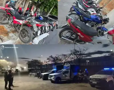 Operativos en tres departamentos: quince arrestos y un detalle que llamó la atención