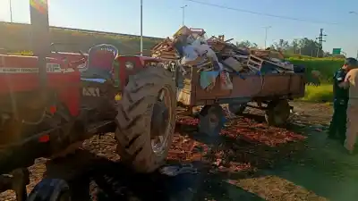 El insólito motivo por el que le secuestraron un tractor al Mercado Frutihortícola