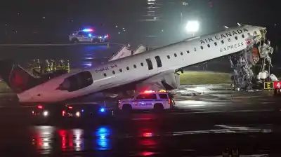 Impacto en plena pista: un avión de Air Canada choca contra un vehículo en el aeropuerto de Nueva York