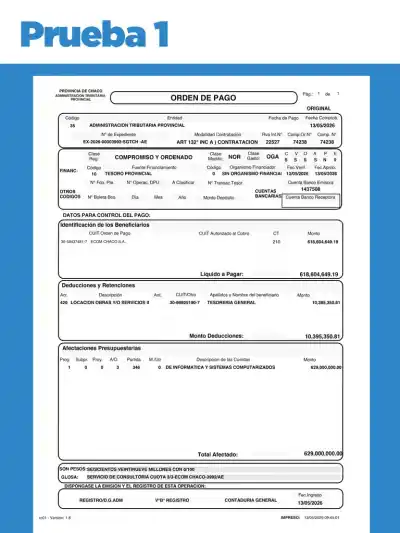 Denuncian a dos funcionarios de Chaco por un pago millonario a una consultora porteña
