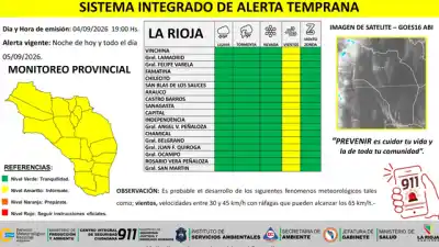 Alerta por vientos en toda La Rioja: cuándo llegan y qué velocidades alcanzarán
