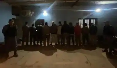 Un operativo en plena madrugada terminó con 11 aprehendidos y un hallazgo sorprendente