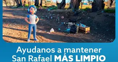 Vecinos de San Rafael podrán denunciar por WhatsApp a quienes tiren basura en la vía pública