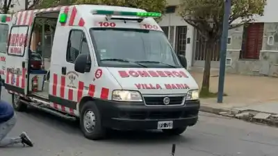 Un choque en pleno centro derivó en un traslado de urgencia