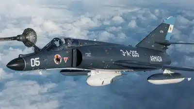 Quieren traer a Catamarca un avión de guerra que participó del ataque al Invincible